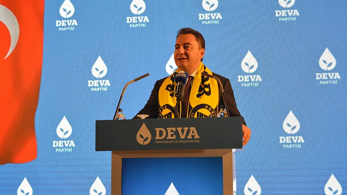 DEVA Partisi Genel Başkanı Babacan, İl Kongresi İçin Ağrı'da