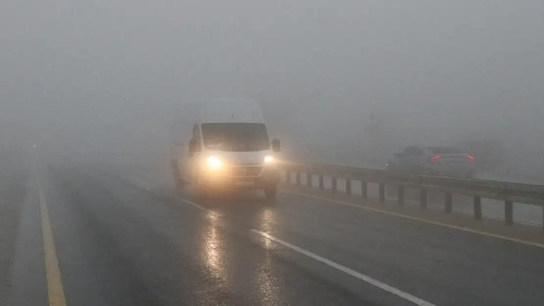 Bolu'da ulaşıma sis engeli