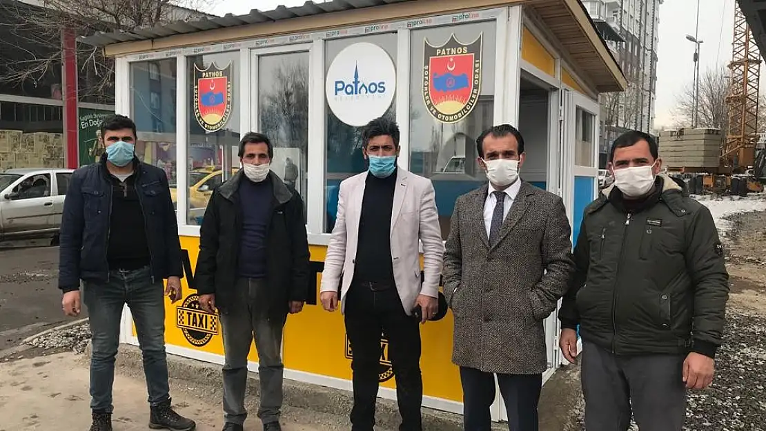 Ağrı'nın Patnos ilçesine taksi durakları yapıldı