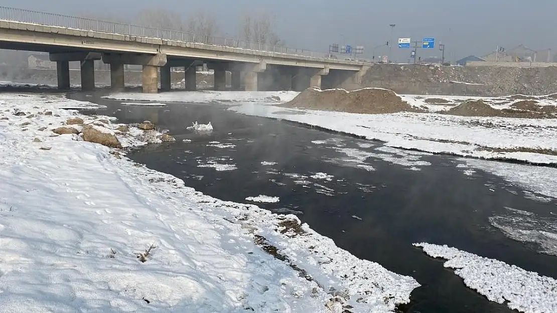 Ağrı'da termometreler sıfırın altında 22 dereceyi gösterdi