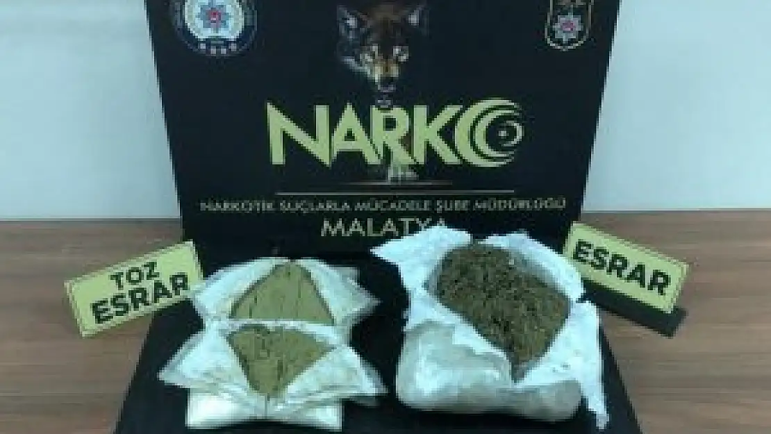 Malatya polisinden uyuşturucu tacirlerine darbe üstüne darbe