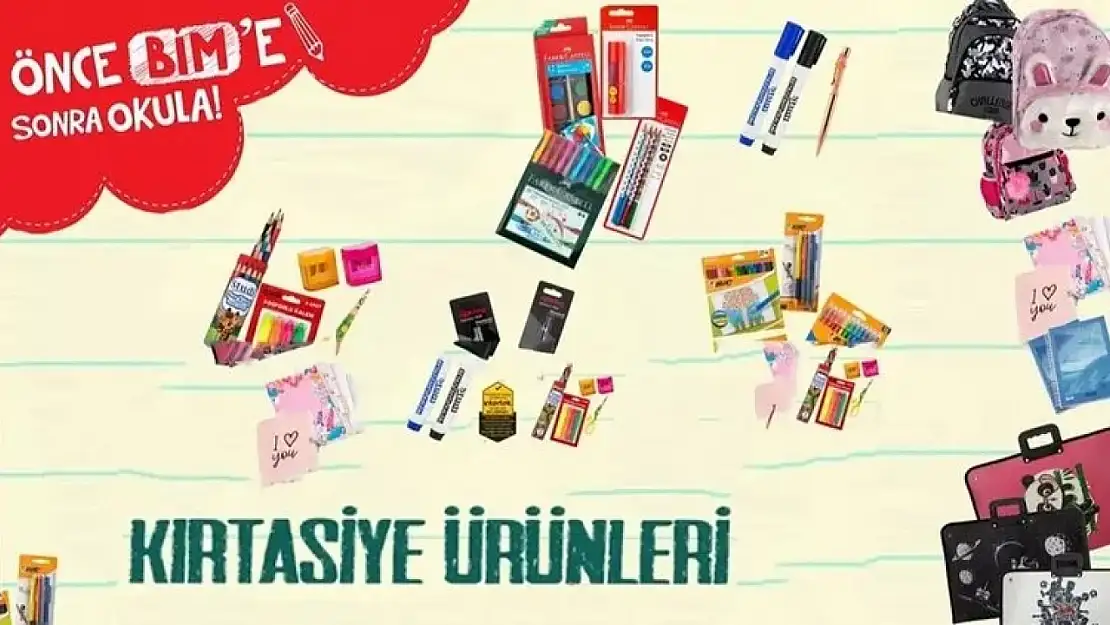 A101, ŞOK ve BİM 2025 Kırtasiye Kataloğu Yayınlandı! İşte Tarihler ve Ürünler