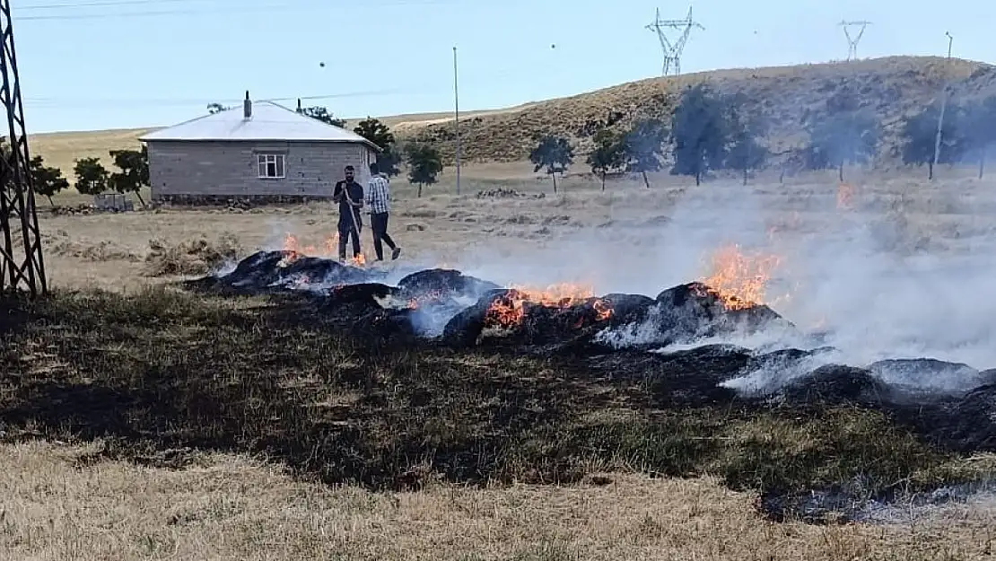 Adilcevaz'da Bahçede Çıkan Yangın Korku Dolu Anlar Yaşattı