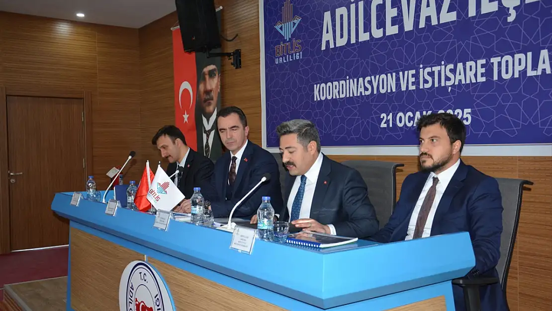 Adilcevaz'da koordinasyon ve istişare toplantısı gerçekleştirildi