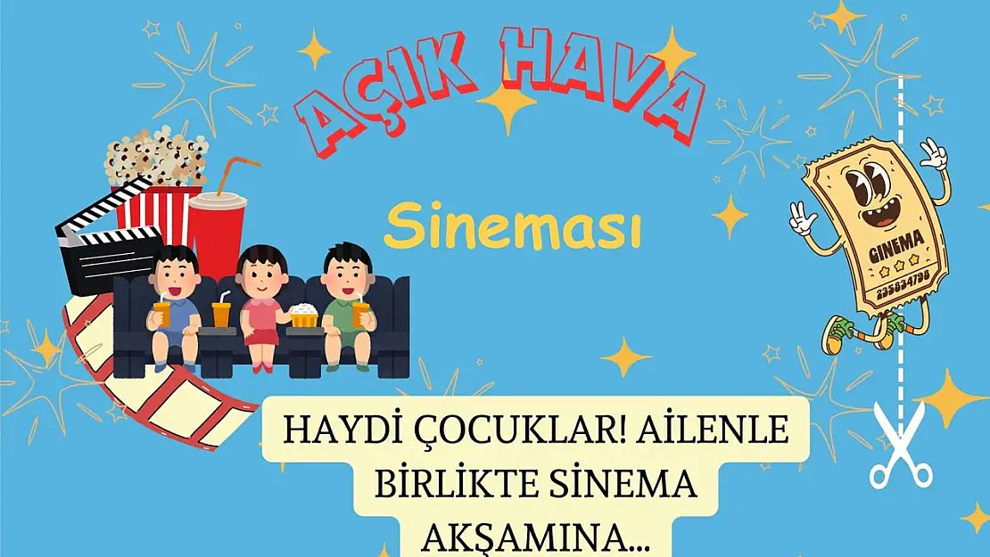 Ağrı Belediyesi'nden ücretsiz sinema etkinliği