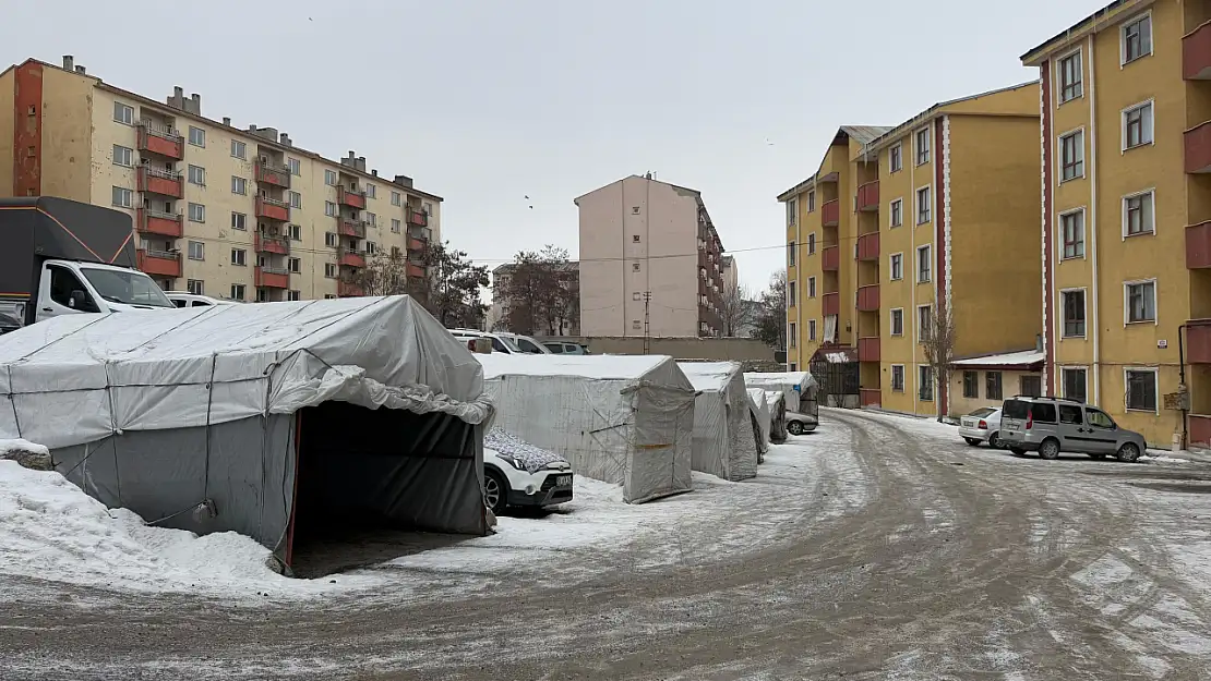 Ağrı'da keskin soğuğa karşı portatif koruma