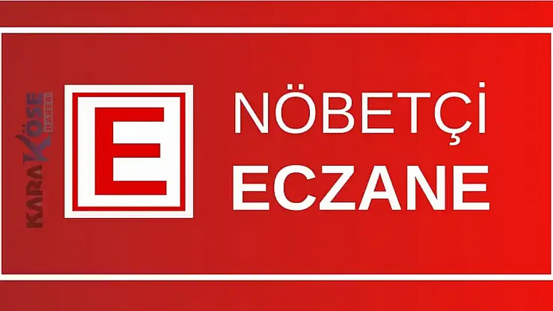 Ağrı'da bugün hangi eczaneler nöbetçi? (25 Aralık 2024)