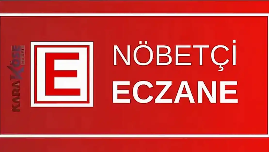 Ağrı'da bugün hangi eczaneler nöbetçi? (28 Ocak 2025)