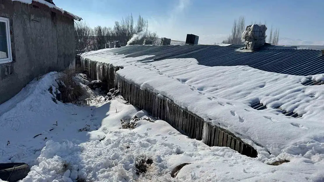 Ağrı'da dondurucu soğuklar hayatı durma noktasına getirdi