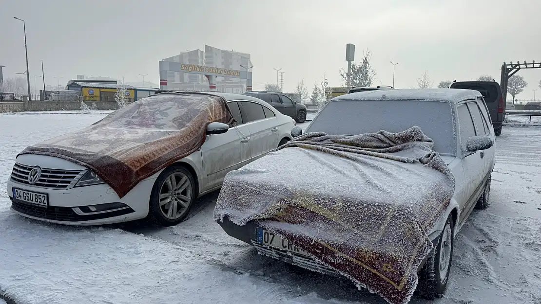 Ağrı'da dondurucu soğuklar hayatı zorlaştırıyor