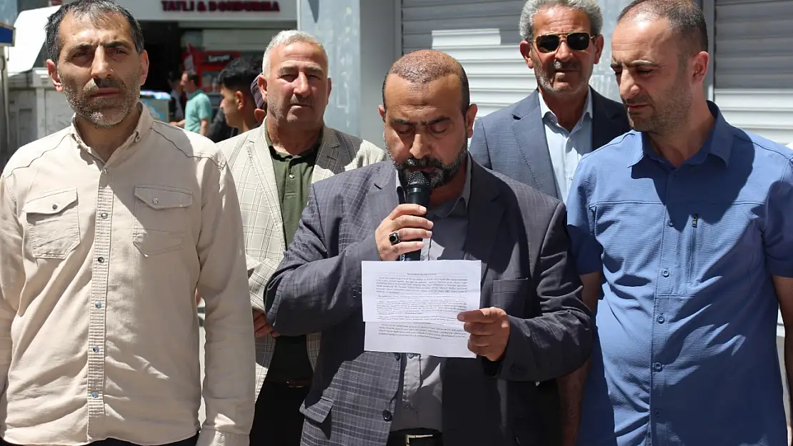 Ağrı'da Filistin'e destek çağrısı