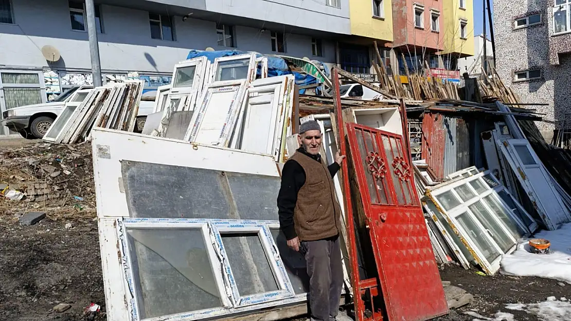 Ağrı'da ikinci el çatı sacı ve kereste satışları arttı