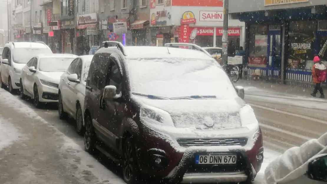 Ağrı'da kar yağışı başladı