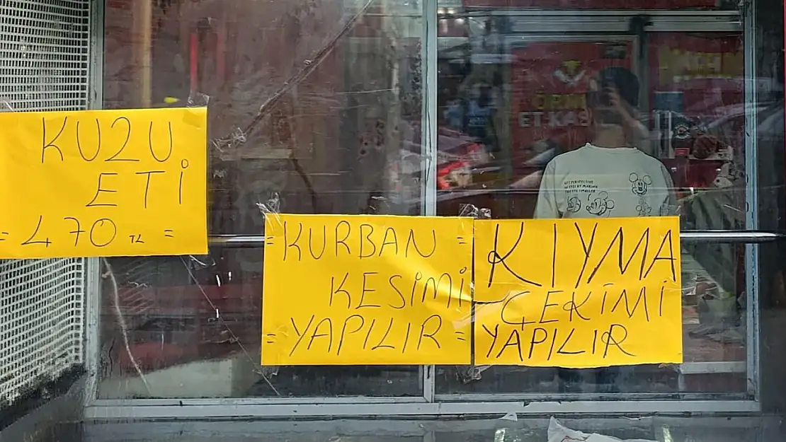 Ağrı'da kasaplarda bayram yoğunluğu devam ediyor