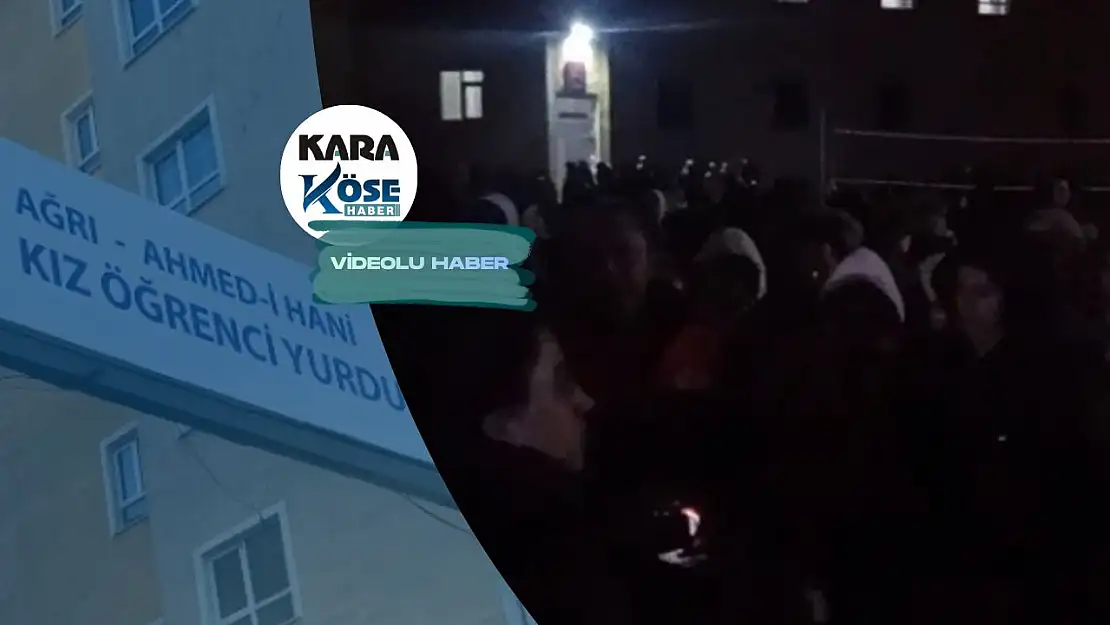 Ağrı'da kız yurdunda koku paniği: Öğrenciler geceyi dışarıda geçirdi