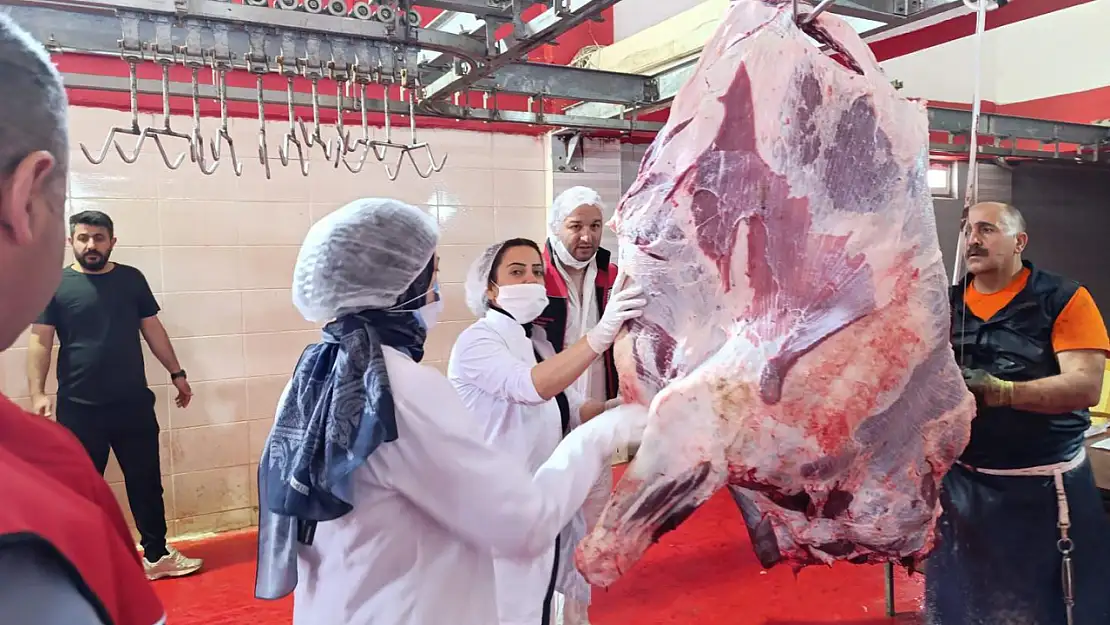 Ağrı'da kurban kesim yerleri denetimden geçti