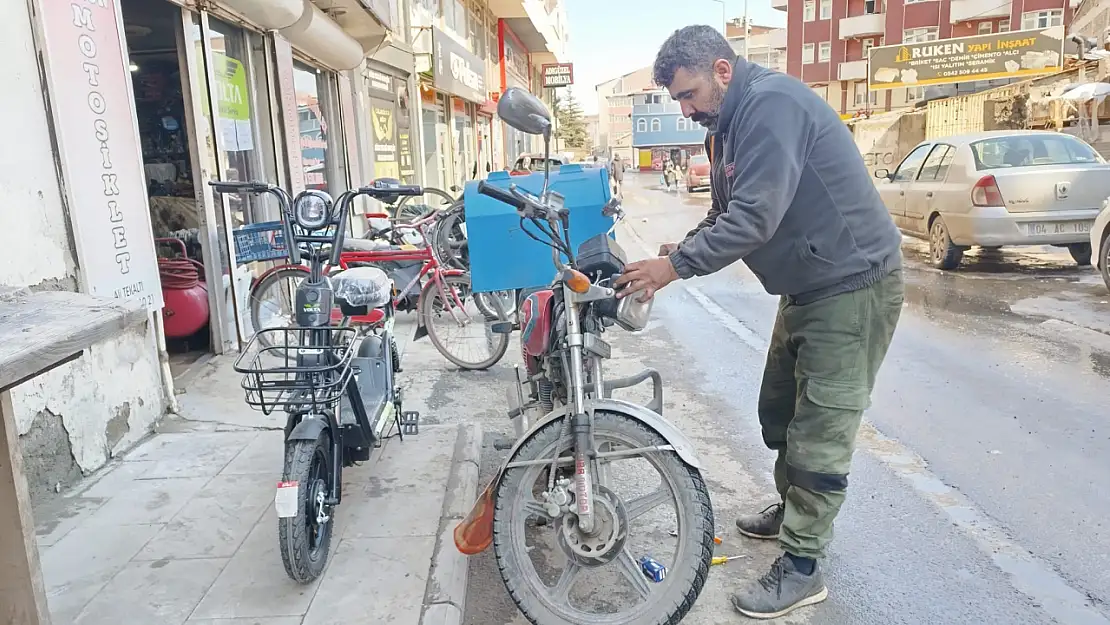 Ağrı'da motosiklet tamircilerinde bahar yoğunluğu başladı