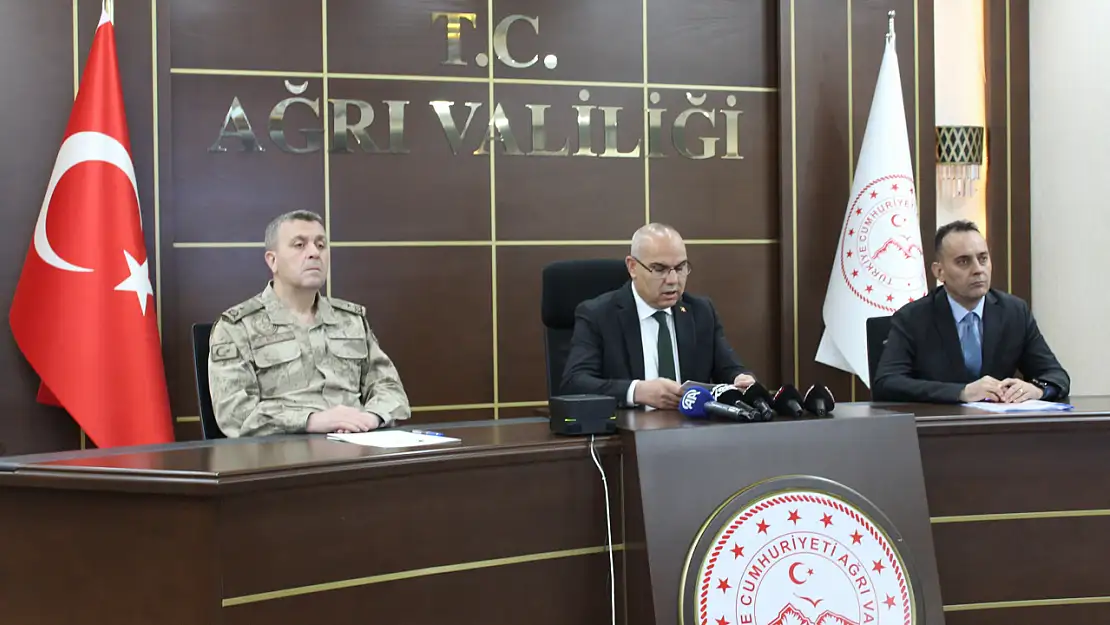 Ağrı'da Nisan ayı güvenlik verileri paylaşıldı: Terör ve uyuşturucuya geçit yok
