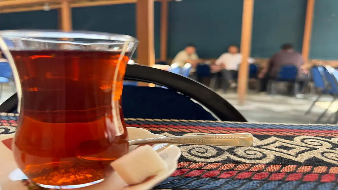 Ağrı'da sıcaklara rağmen çay keyfi hız kesmiyor