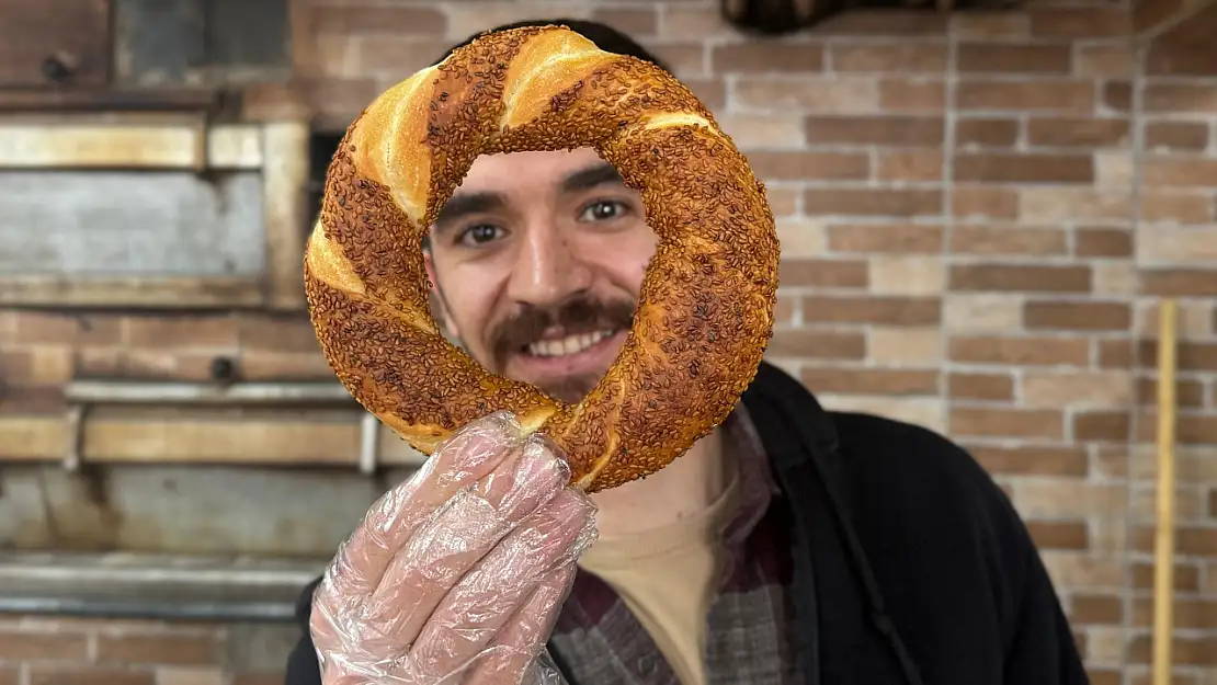 Ağrı'da simit kokusu karla buluştu