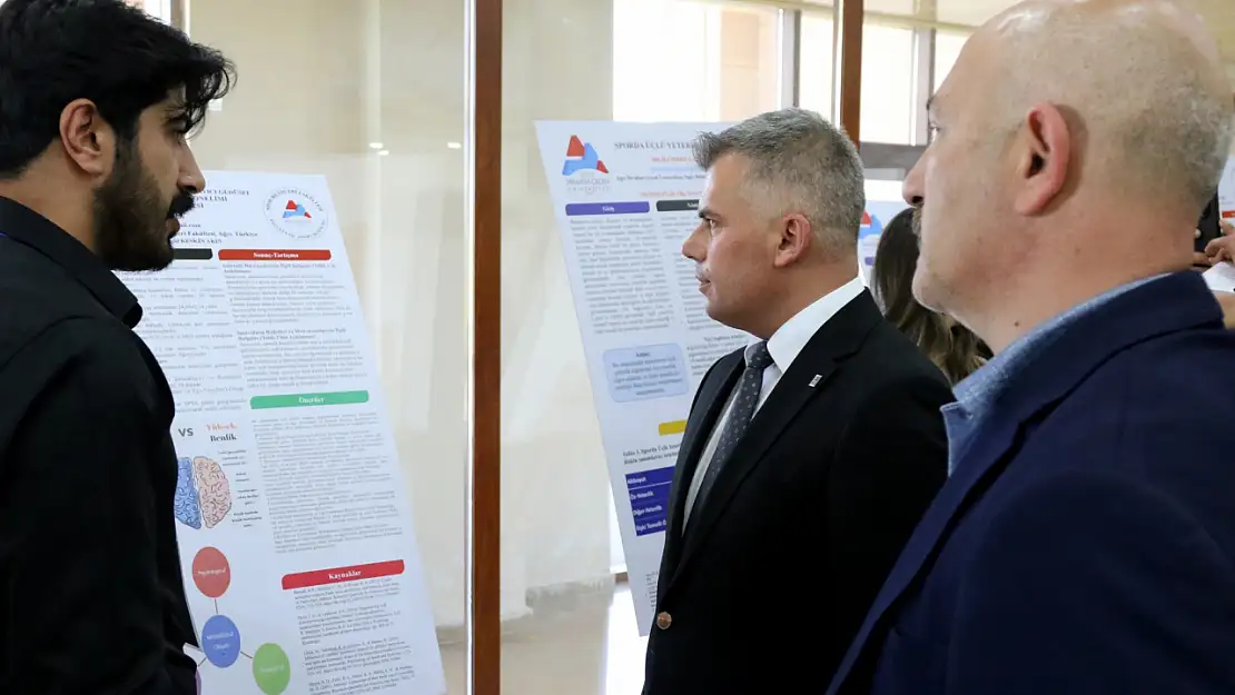 Ağrı'da spor bilimleri öğrencileri projelerini anlattı