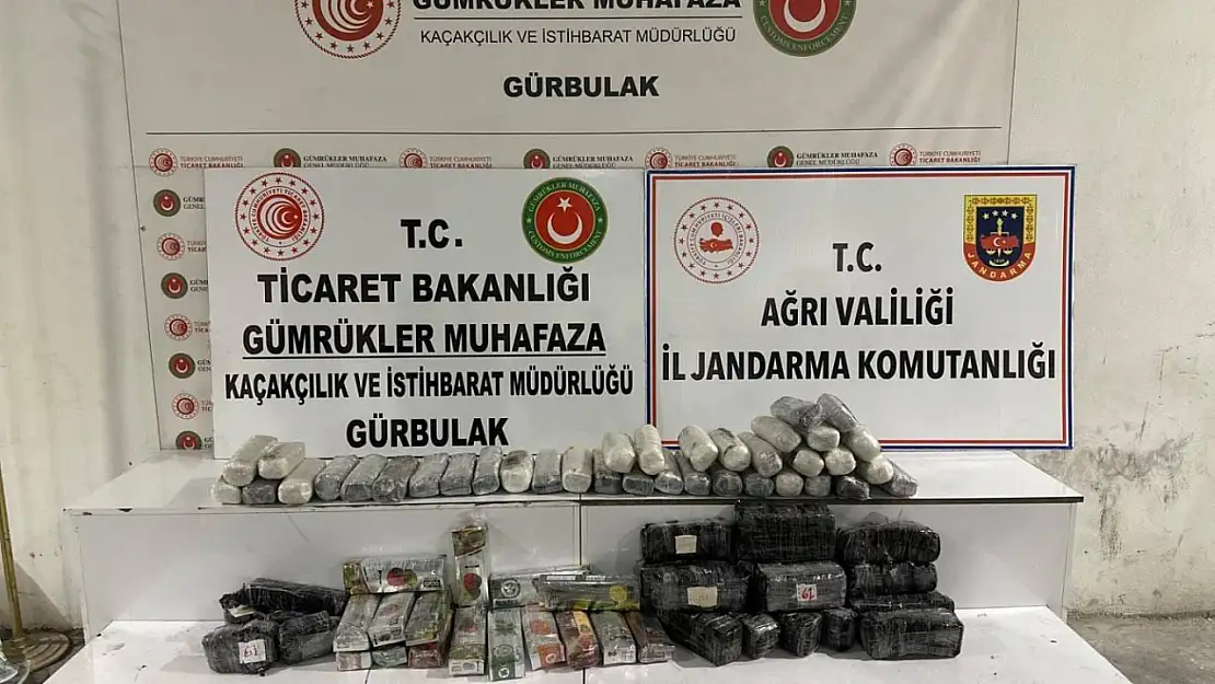 Ağrı'nın Gürbulak sınır kapısında uyuşturucu operasyonu