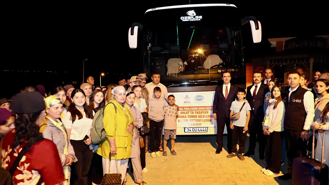 Ahıskalı Türkler Konya'da kültürel geziye uğurlandı, sosyal entegrasyona katkı sağlanacak