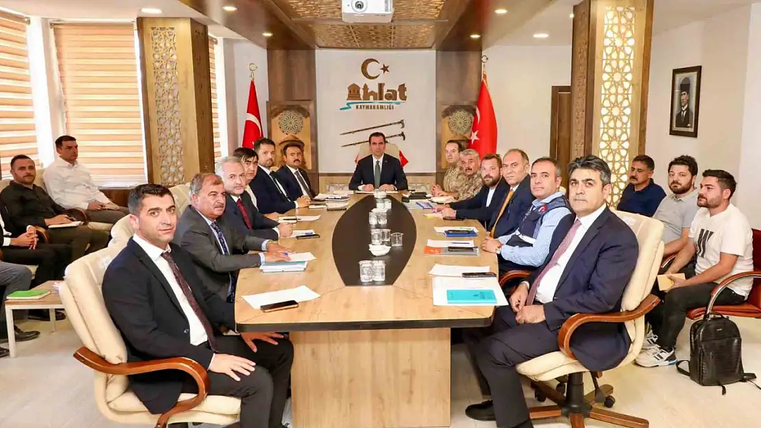 Ahlat'ta Malazgirt Zaferi İçin Hazırlık Toplantısı Yapıldı