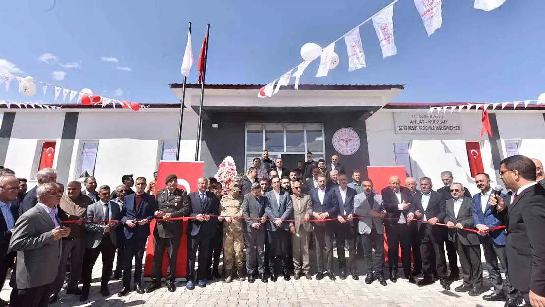 Ahlat'ta Şehit Mesut Ardıç'ın Anısı Aile Sağlığı Merkezinde Yaşatılacak