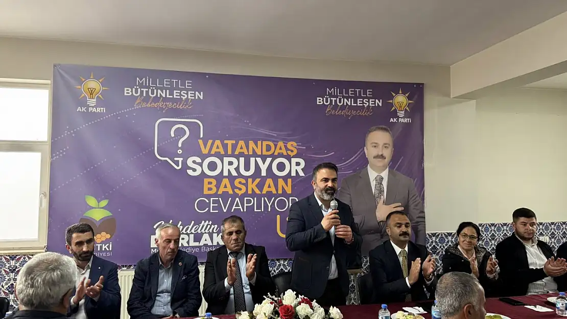 AK Parti Bitlis İl Başkanlığı Mutki'de Vatandaşlarla Buluştu