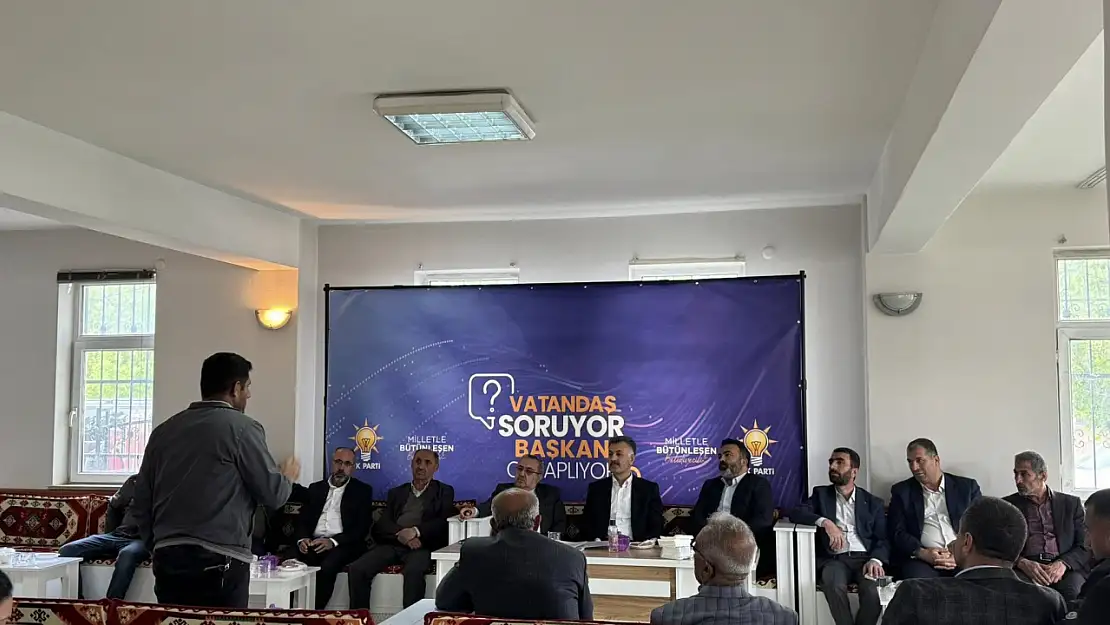 AK Parti Bitlis İl Başkanlığı, Güroymak'ta Vatandaşlarla Buluştu