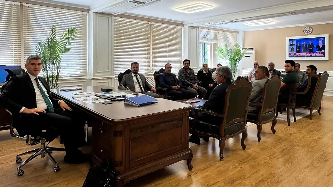 AK Parti Diyadin heyetinden Kaymakam Korkusuz'a ziyaret