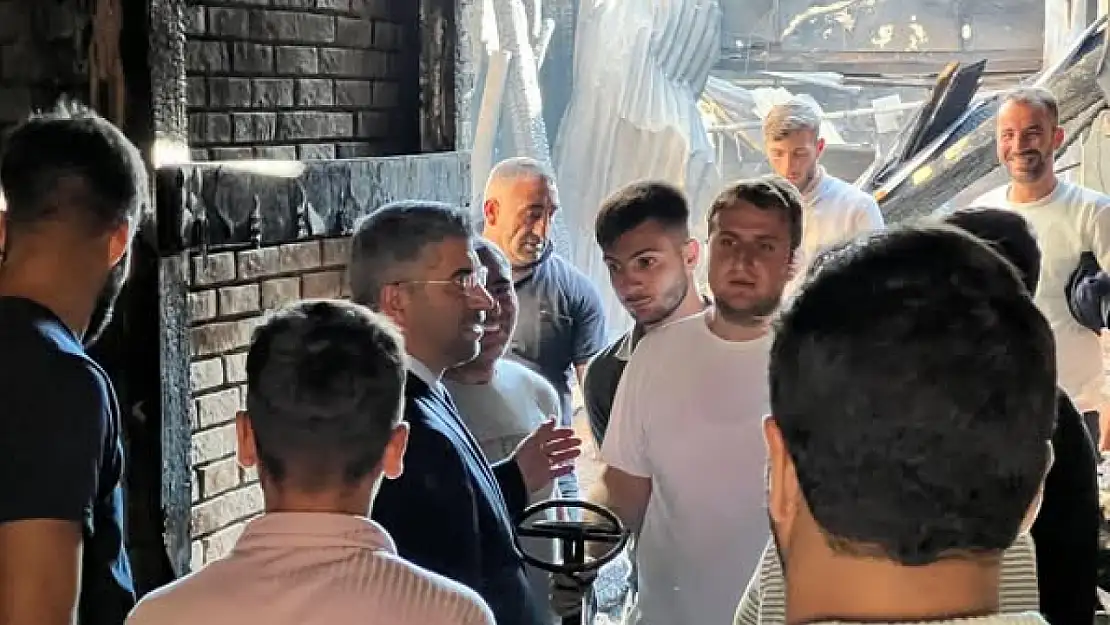AK Parti Erzurum'dan Yangın Bölgesine Ziyaret