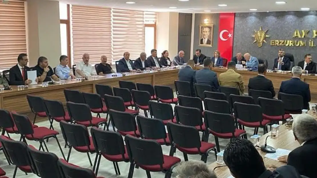 AK Parti Erzurum Grup Toplantısı Gerçekleştirildi