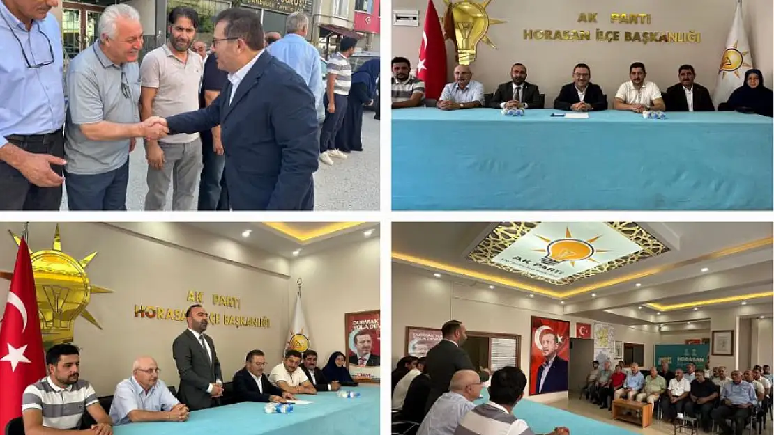 AK Parti Erzurum Milletvekili Selami Altınok'tan Horasan Teşkilatına Ziyaret
