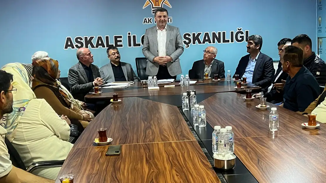 Ak Parti Heyeti Aşkale İlçe Başkanlığını Ziyaret Etti