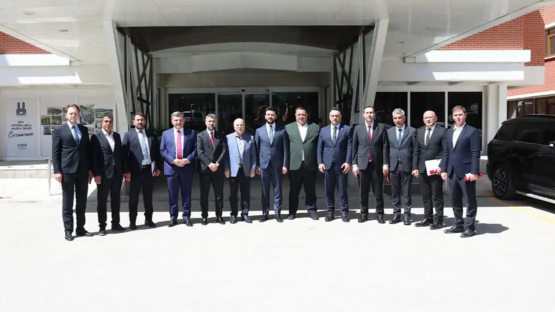AK Parti Heyetinden Erzurum Büyükşehir Belediyesine Ziyaret