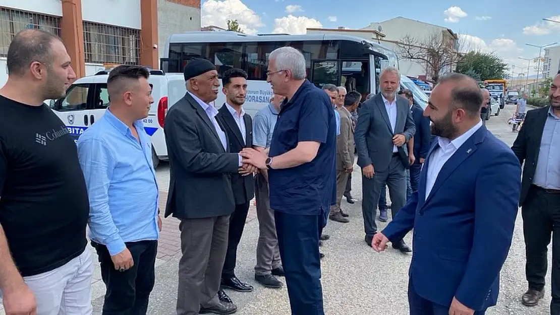 AK Parti Heyetinden Horasan Teşkilatına Çalışma Ziyareti