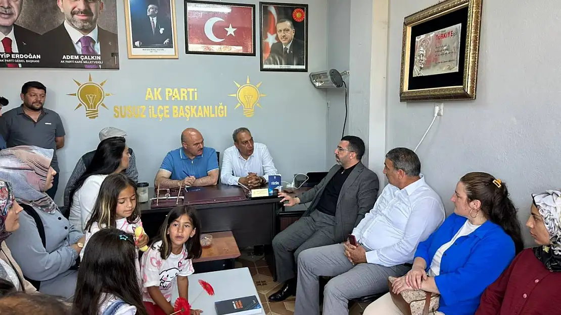 AK Parti Kars İl Başkanı ve Milletvekili Susuz İlçe Başkanlığını Ziyaret Etti