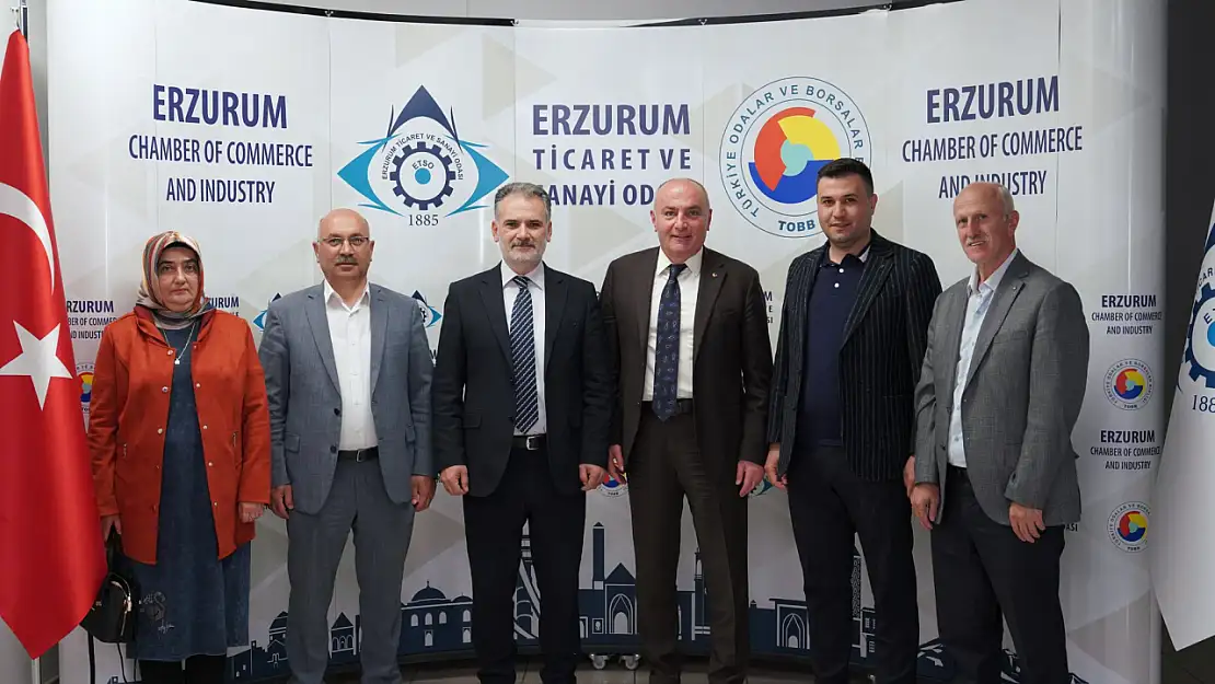 AK Parti Yakutiye İlçe Başkanlığı'ndan ETSO Başkanı Saim Özakalına Ziyaret