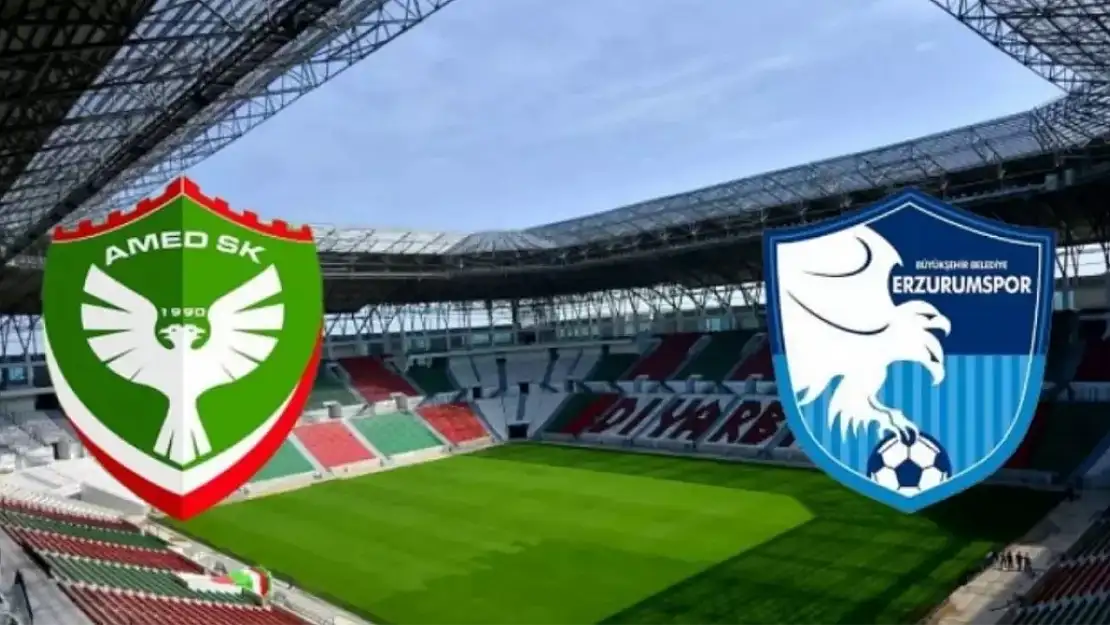 Amedspor-Erzurumspor maçı hangi kanalda, saat kaçta? Amedspor-Erzurumspor maçı ne zaman?