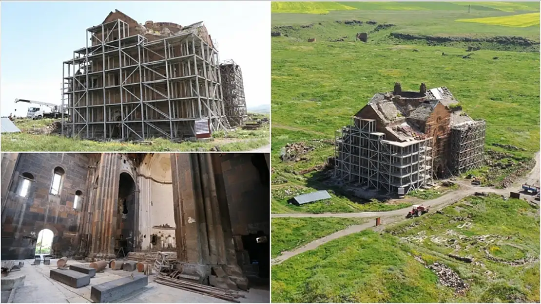 Ani Ören Yeri'nde Fethiye Camisi restorasyonu tamamlanıyor, tarih yeniden gün yüzüne çıkacak!