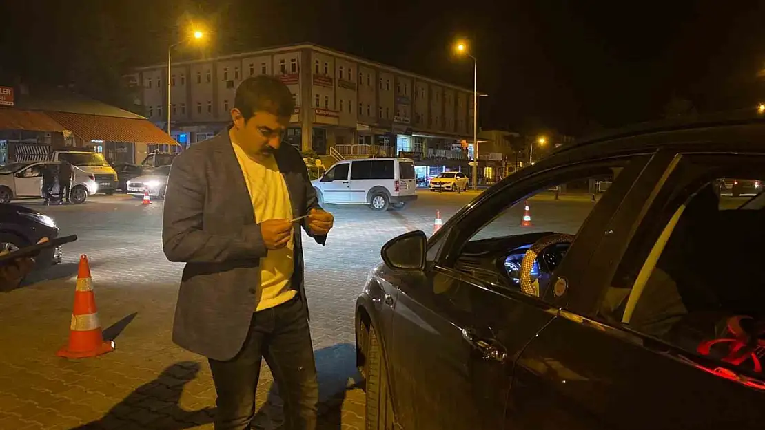 Arpaçay Kaymakamı Akköz, güvenlik güçleriyle asayiş denetimi yaptı