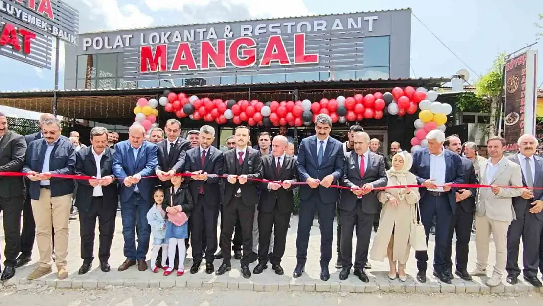Aşkale'de Polat Lokanta ve Restaurant Açıldı, Törende İlçe Protokolü Bir Araya Geldi