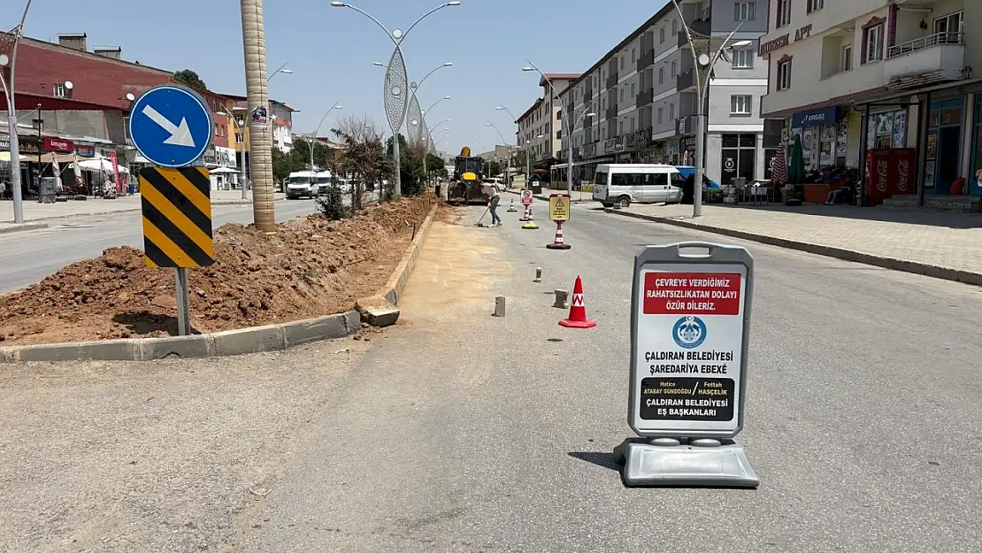 Azerbaycan Caddesi'nde Estetik ve Güvenlik İçin Yenileme Projesi Başladı