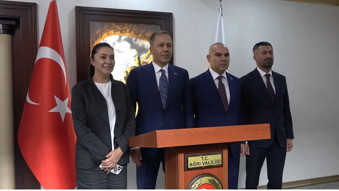 Bakan Yerlikaya'dan Ağrı'ya güvenlik ve kalkınma odaklı ziyaret