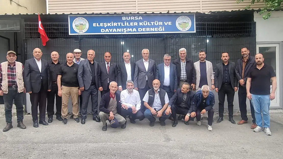 Başkan Yakut, Bursa Eleşkirtliler Derneği'nde hemşehrileriyle buluştu