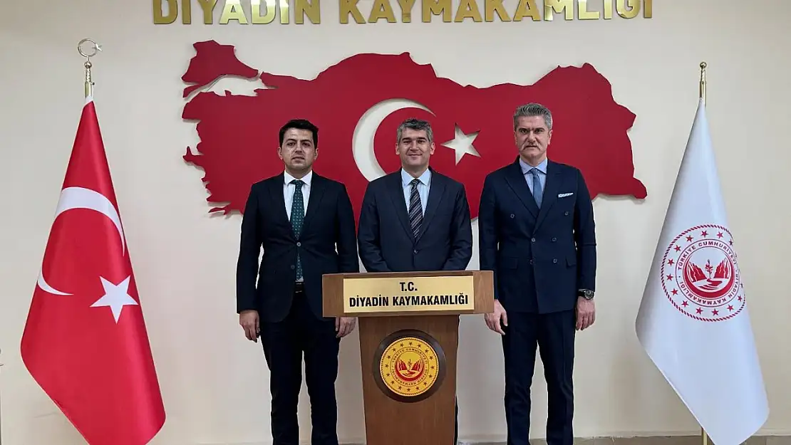 Başsavcı Çalış'tan,  Diyadin Kaymakamı Korkusuz'a hayırlı olsun ziyareti