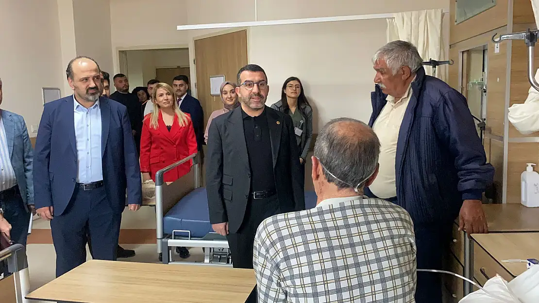 Bayramda Hastaları ve Sağlıkçılara Moral Ziyareti: Hasan Harakani'den Teşekkür Mesajı
