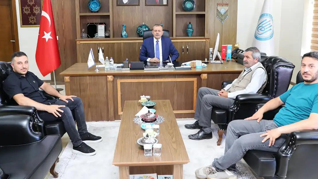 BİGACEM'den Rektör Elmastaş'a Ziyaret
